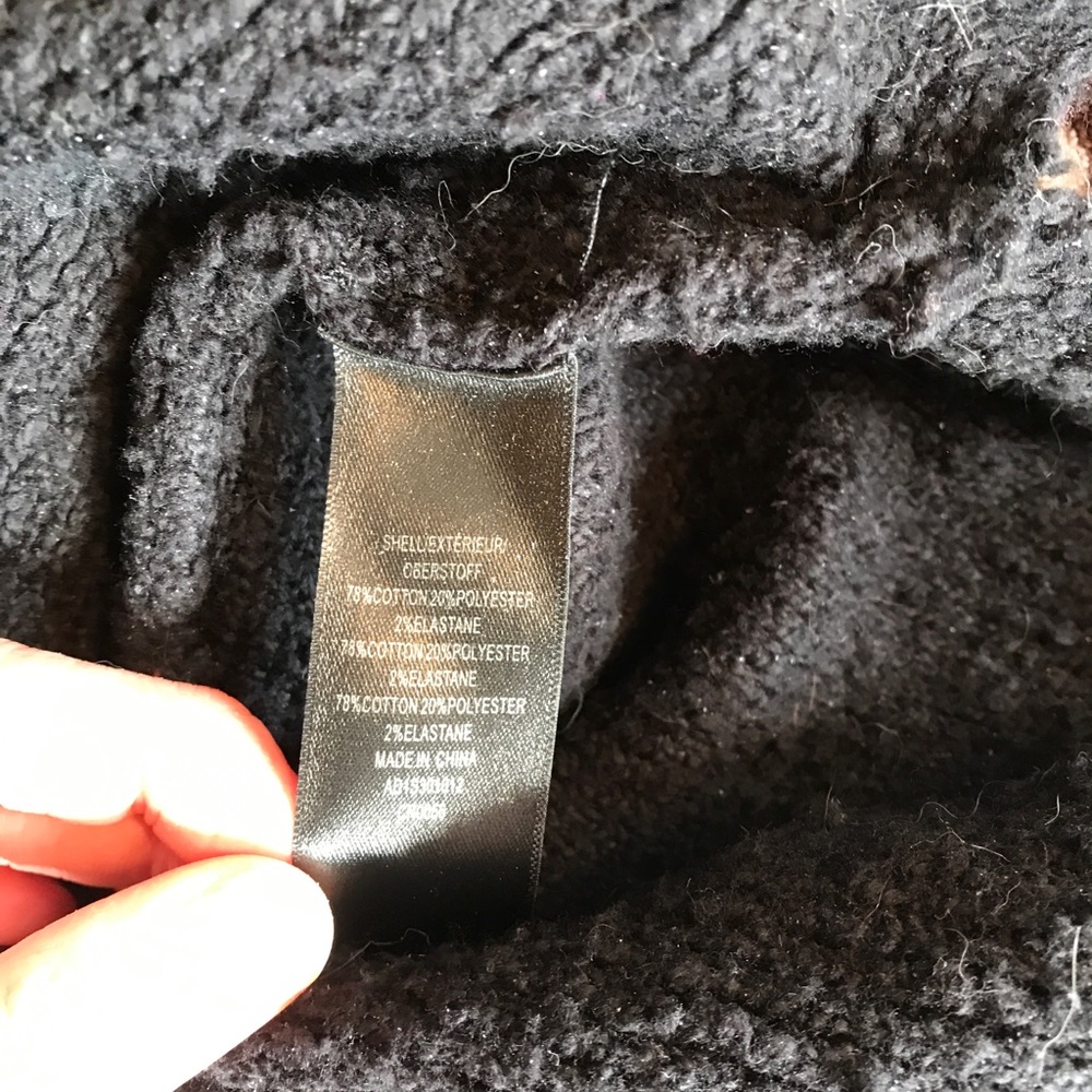 Adrianna Papell Black Knit Sweater V-Neck, Size XL. - Picture 3 of 3